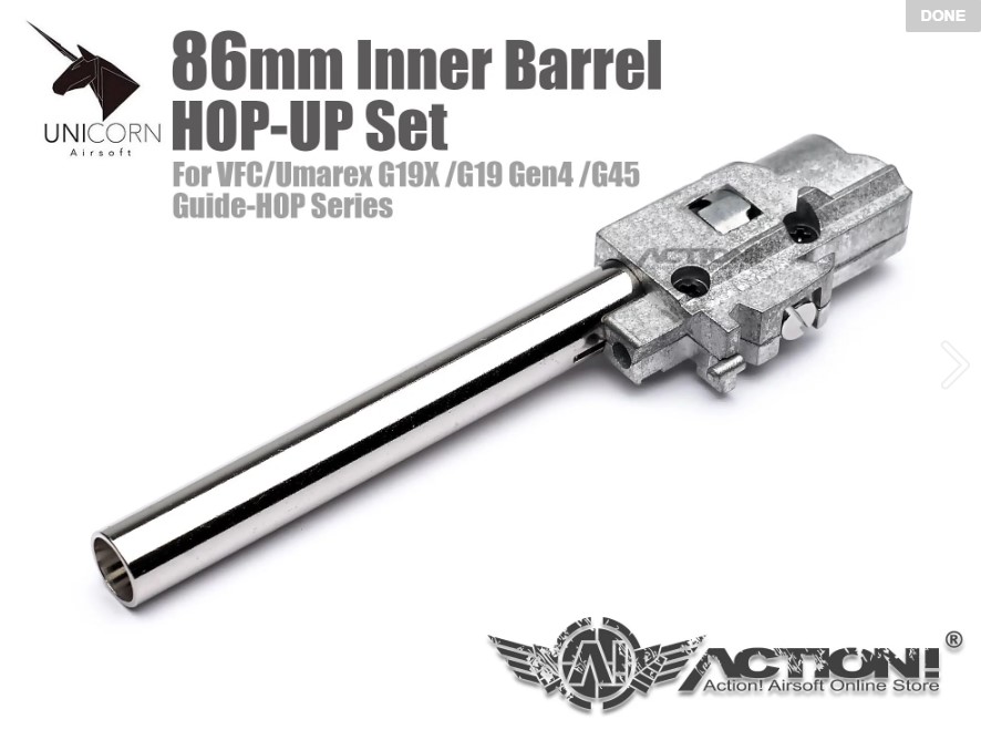 unicorn 86MM UP G19X GL9 GEN4 G45