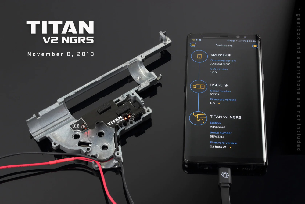 その他 GATE TITAN V2 NGRS FRONT WIRED Advanced Купить GATE 14841 TITAN V2 NGRS Set (Front wired) для страйкбола