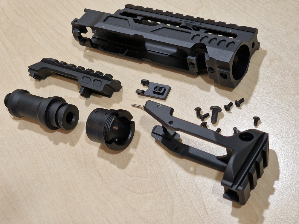 Купить 5KU 15210 AAP-01 Carbine Kit TYPE-C BLACK для страйкбола по цене ...