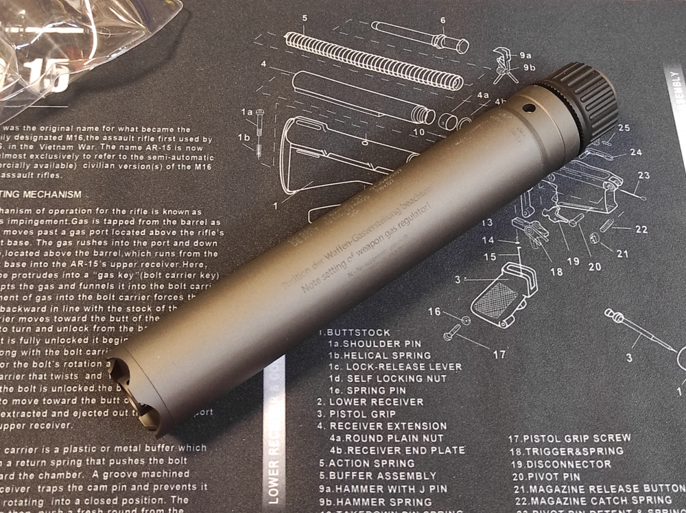 crusader CRGM010021 G28 QD SILENCER 14MM