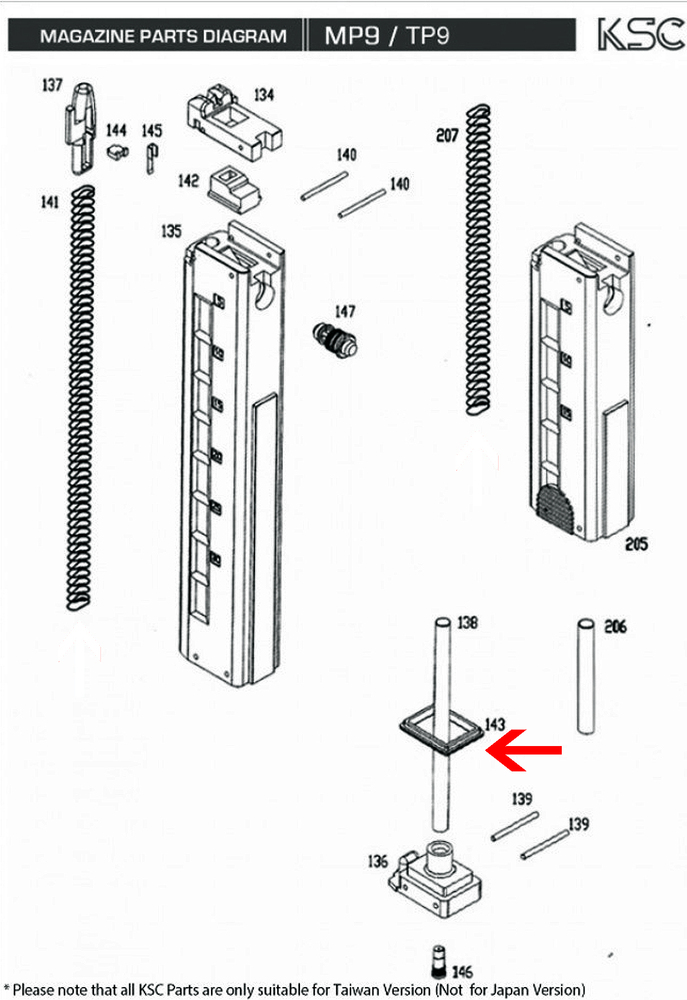 KSC MP9 NO143