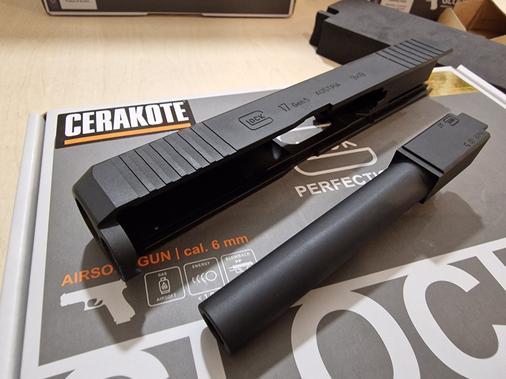 Купить GHK 20464 BFA GHK Glock 17 Gen 5 MOS GBB Steel Slide