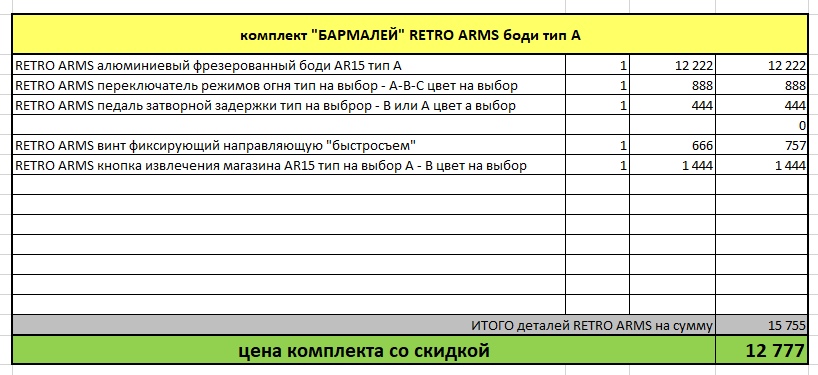 RETRO ARMS