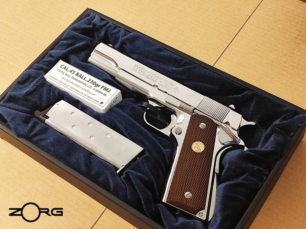 Купить Tokyo Marui 13649 COLT GOVERNMENT SERIES `70 NICKEL FINISH