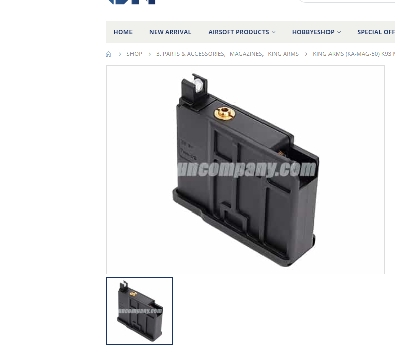 King Arms KAMAG50 K93 MK2 20RDS